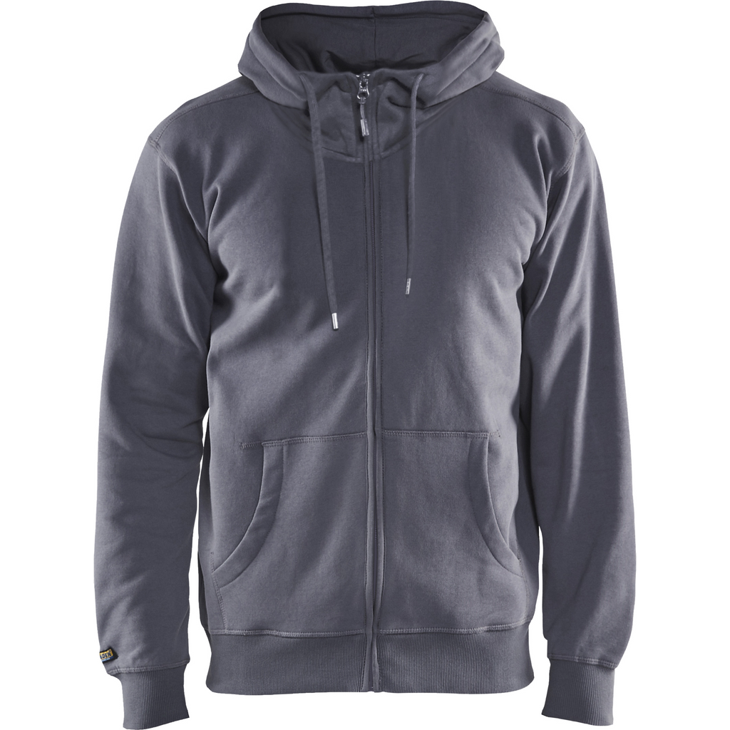 Blaklader Hooded Sweatshirt with Zipper, Grey