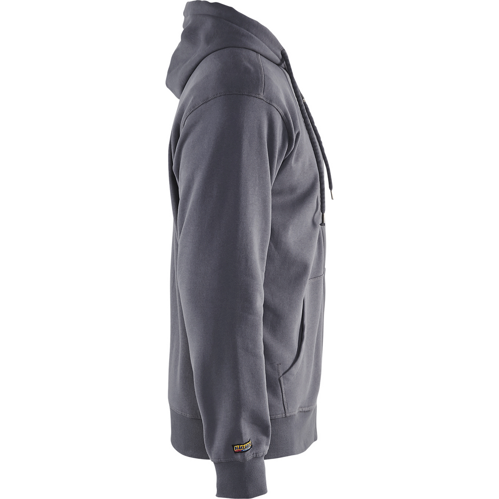 Blaklader Hooded Sweatshirt with Zipper, Grey (2)