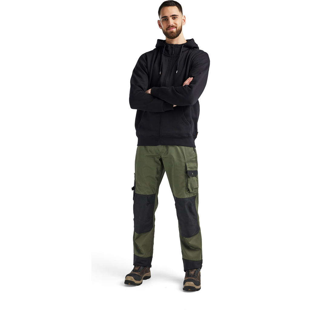 Blaklader Hooded Sweatshirt with Zip, Black (5)