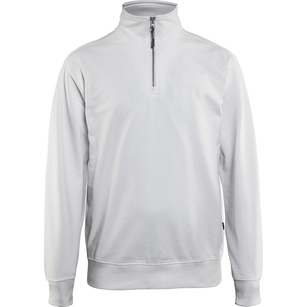 Blaklader Half-Zip Sweatshirt, White