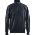 Blaklader Half-Zip Sweatshirt, Dark Navy Blue