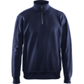 Blaklader Half-Zip Sweatshirt, Navy Blue