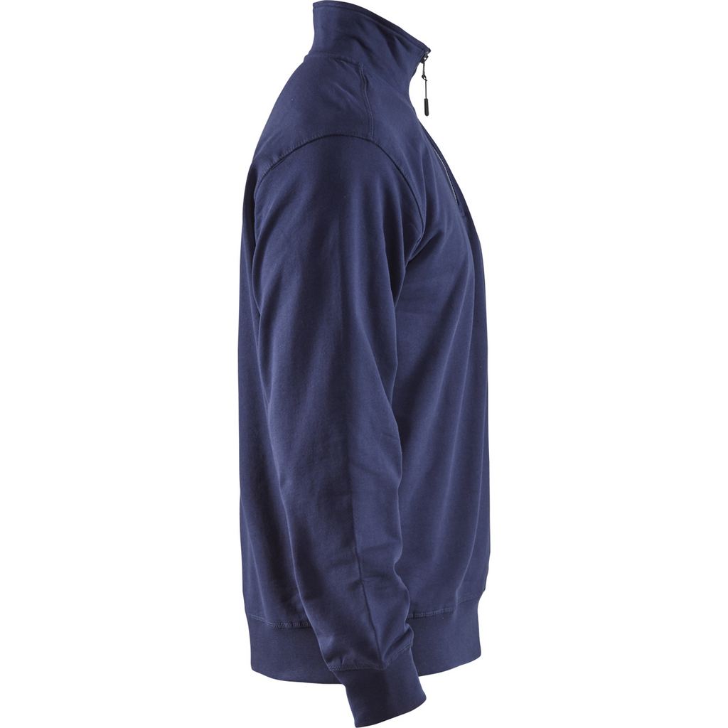 Blaklader Half-Zip Sweatshirt, Navy Blue (2)