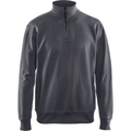 Blaklader Half-Zip Sweatshirt, Medium Grey
