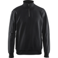Blaklader Half Zip Sweatshirt, Black