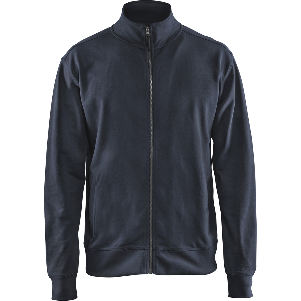 Blaklader Sweatshirt Jacket, Dark Navy Blue