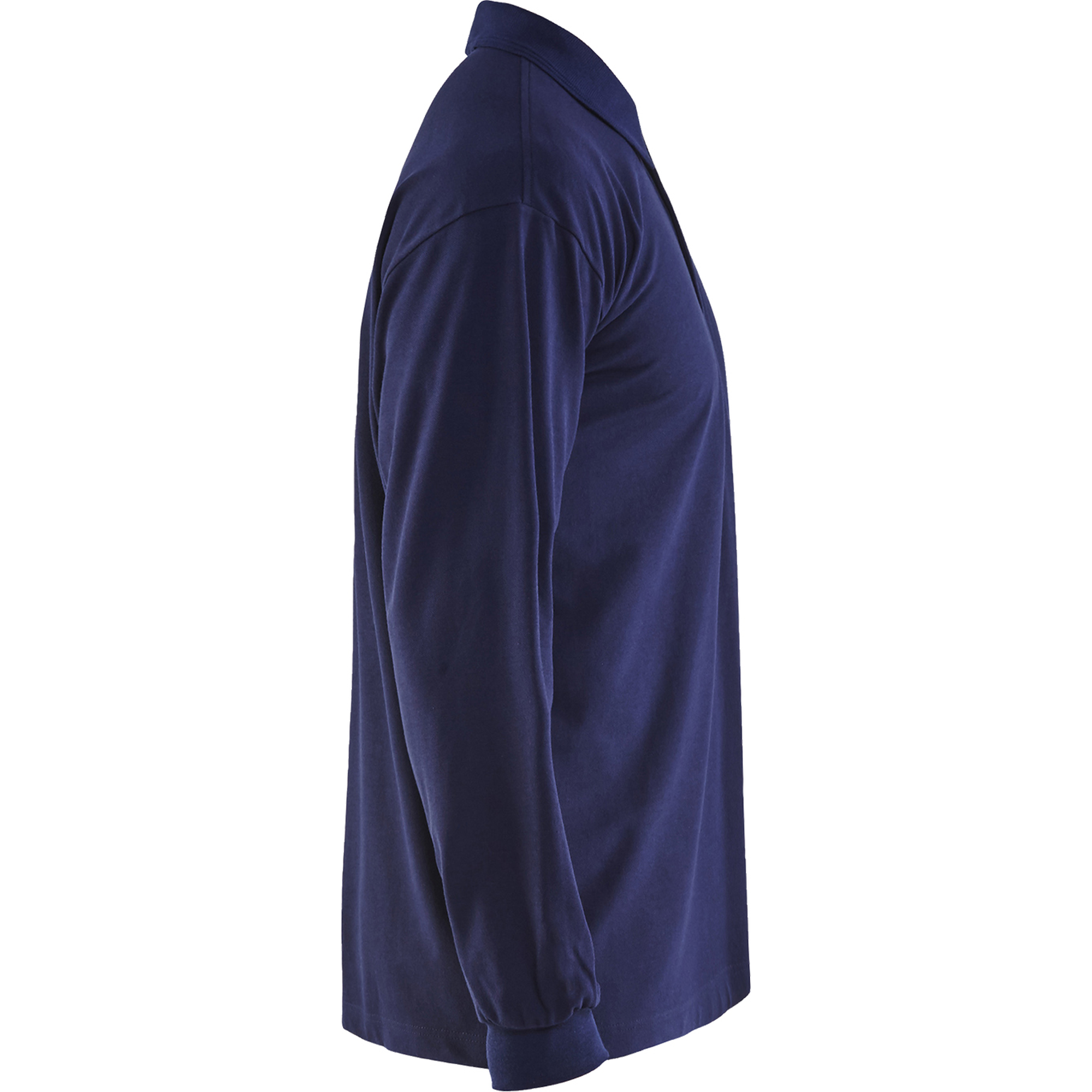 Blaklader Flame Resistant Long Sleeve Polo, Navy (2)