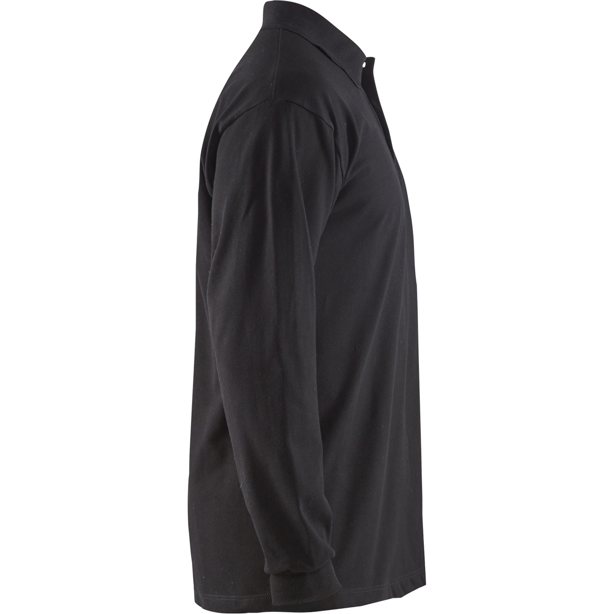 Blaklader Flame Retardant Long Sleeve Polo, Black (2)