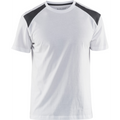Blaklader T-Shirt, White/Dark Grey