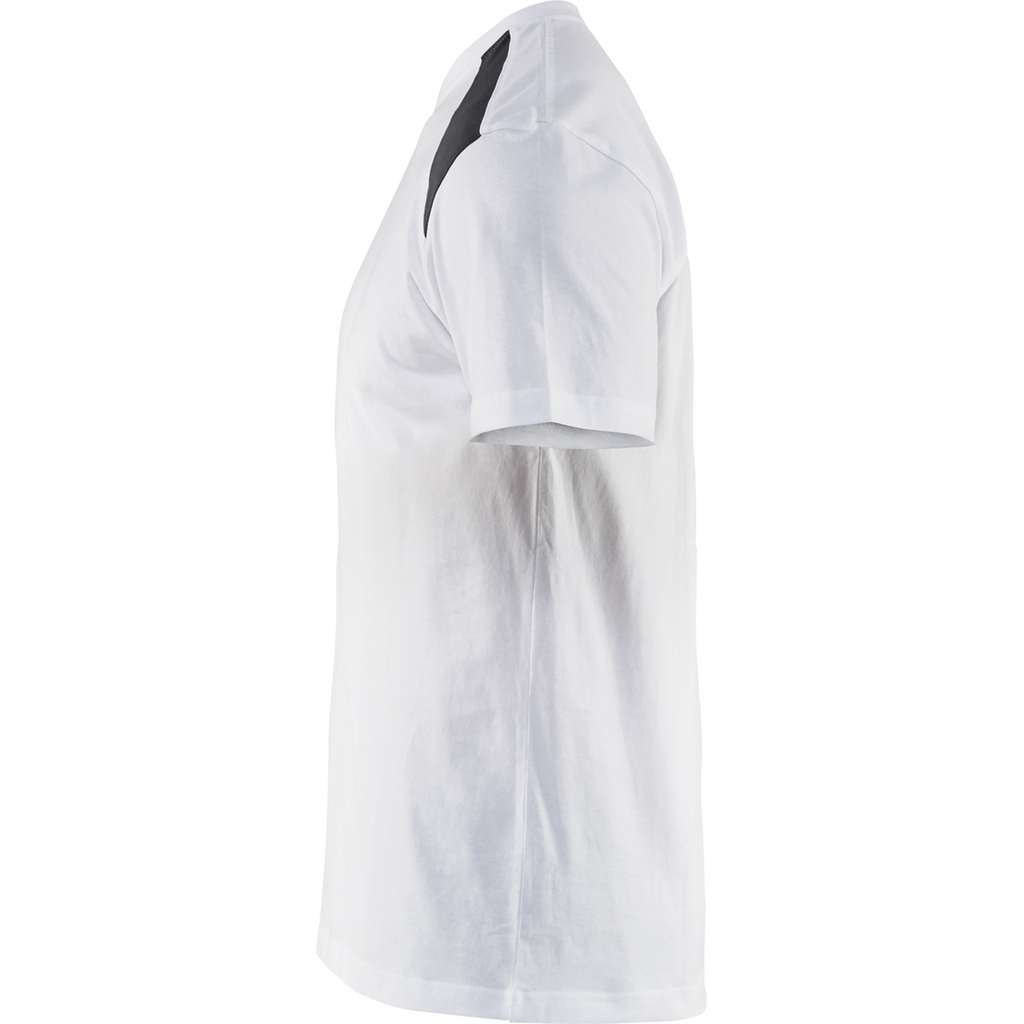 Blaklader T-Shirt, White/Dark Grey (3)