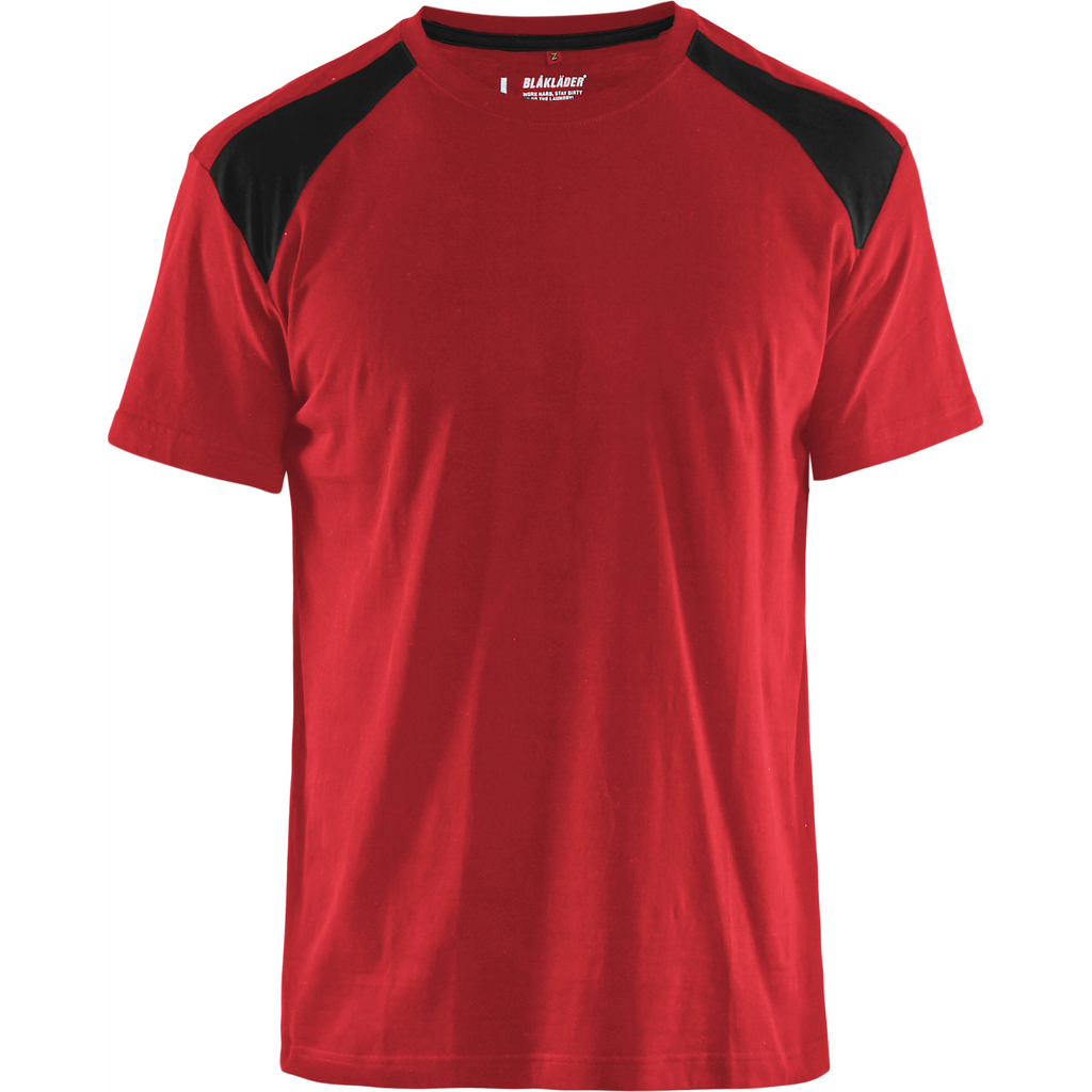 Blaklader T-Shirt, Red/Black