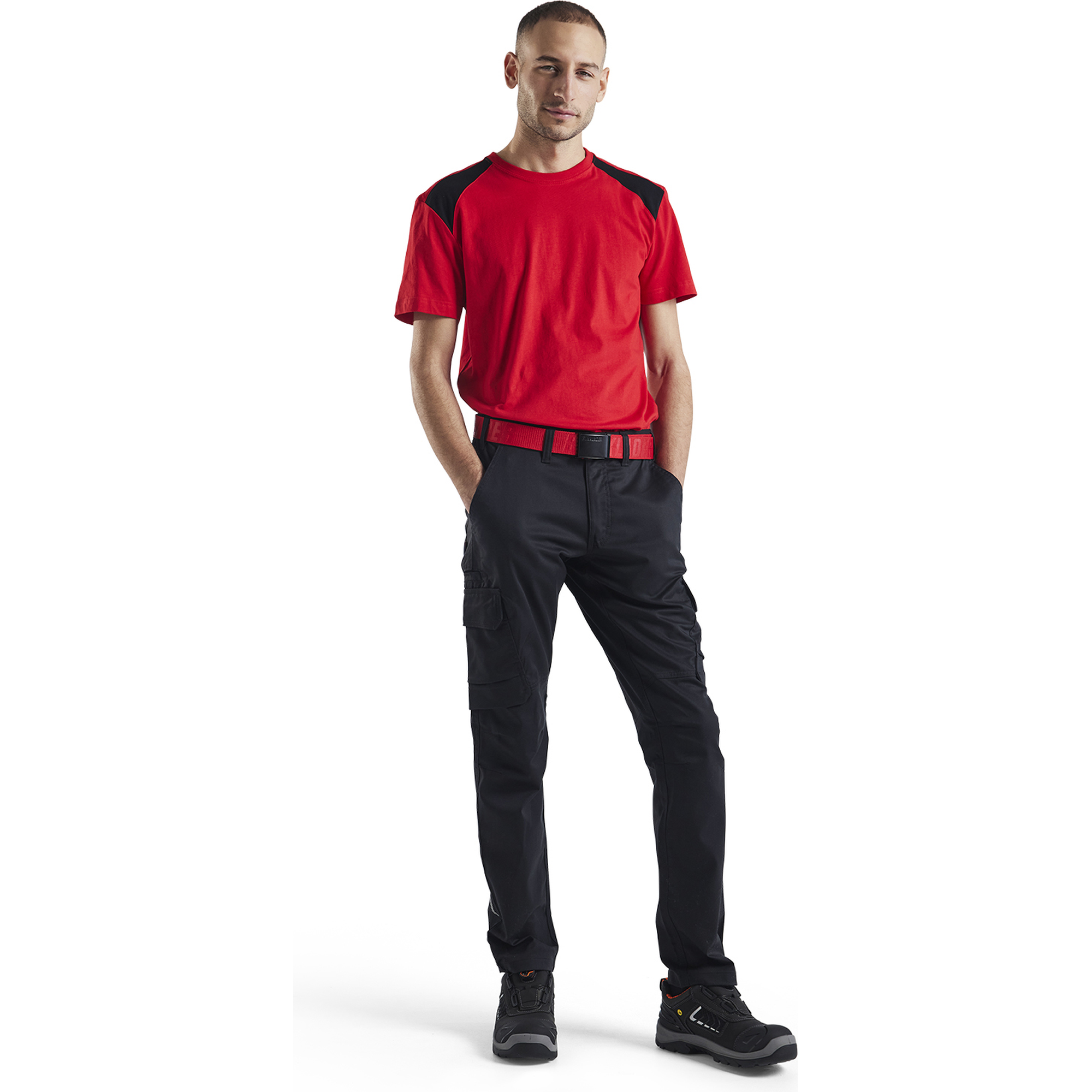 Blaklader T-Shirt, Red/Black (5)