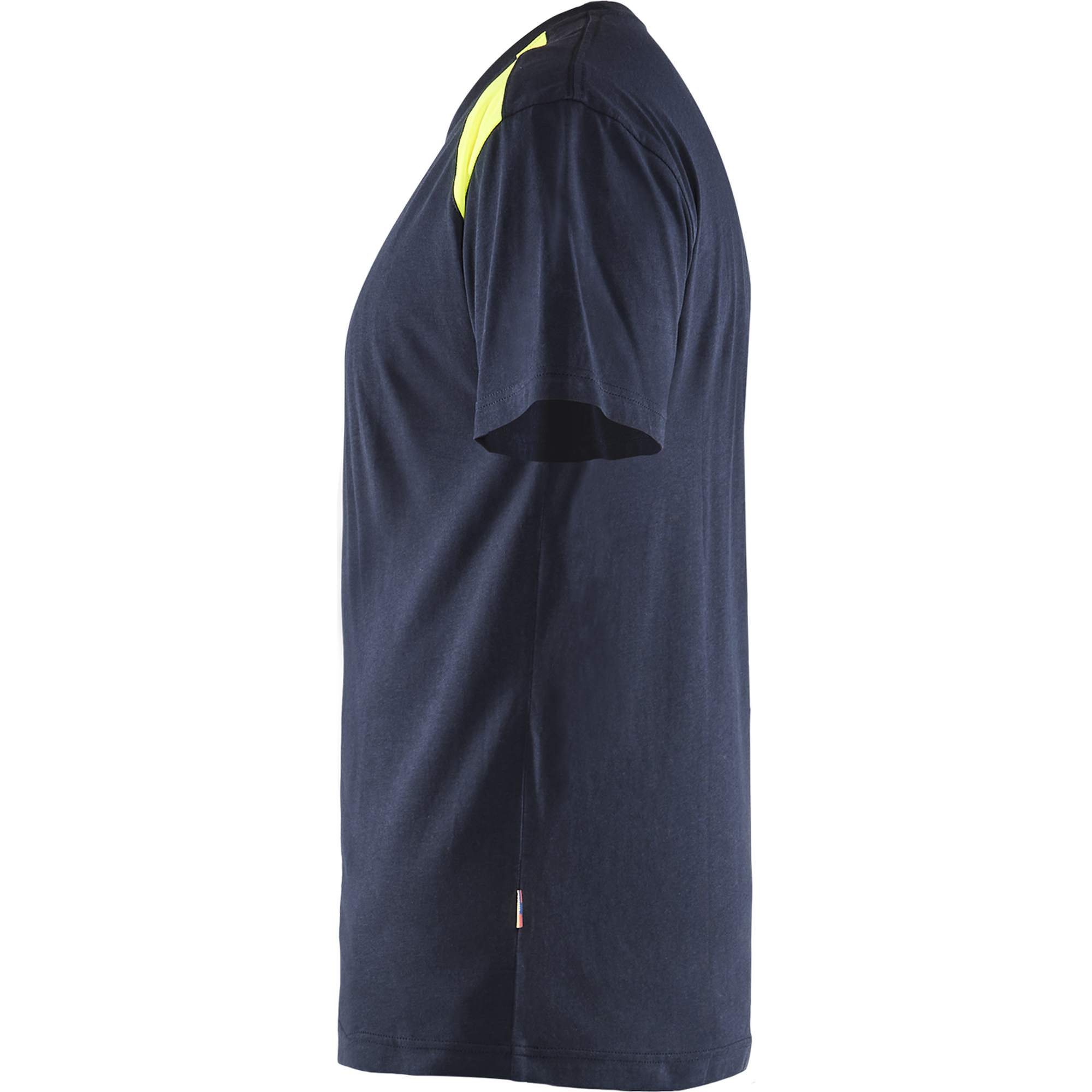 Blaklader T-Shirt, Dark Navy/Yellow (3)