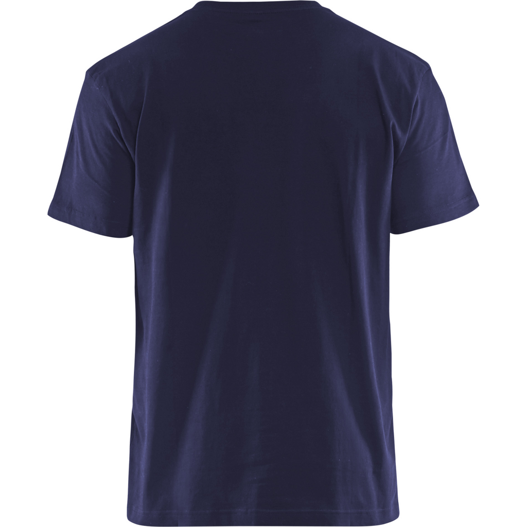 Blaklader T-Shirt, Navy/Yellow (4)