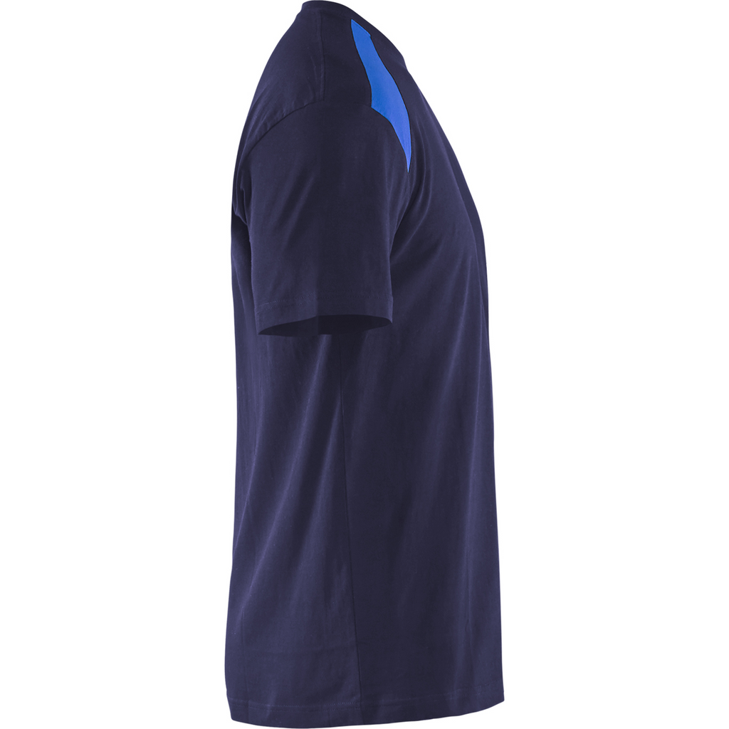 Blaklader T-Shirt, Navy Blue/Cornflower Blue (2)
