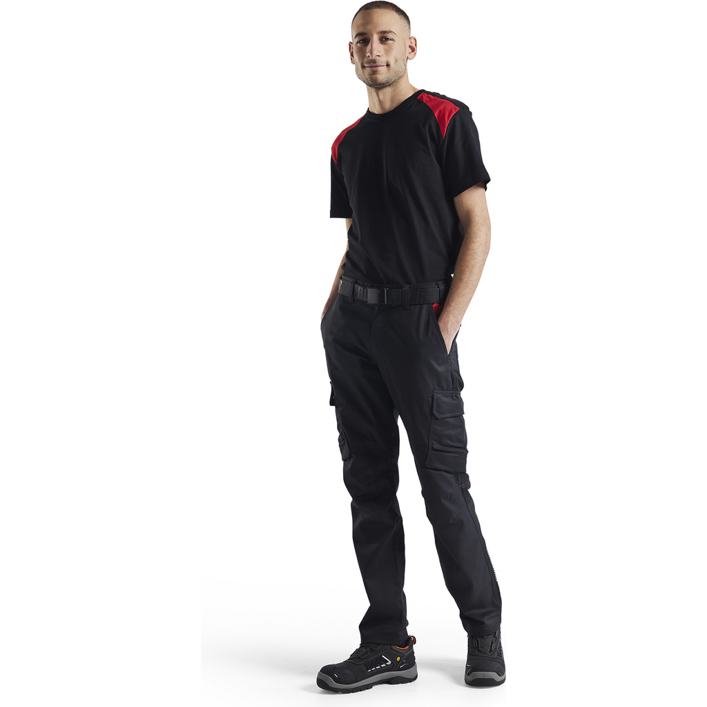 Blaklader T-Shirt, Black/Red (5)