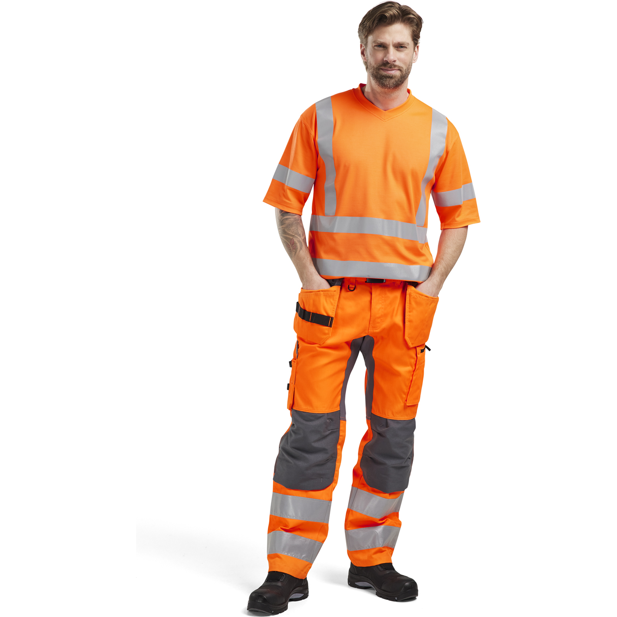 Blaklader High Vis UV Protection T-Shirt, Orange (5)