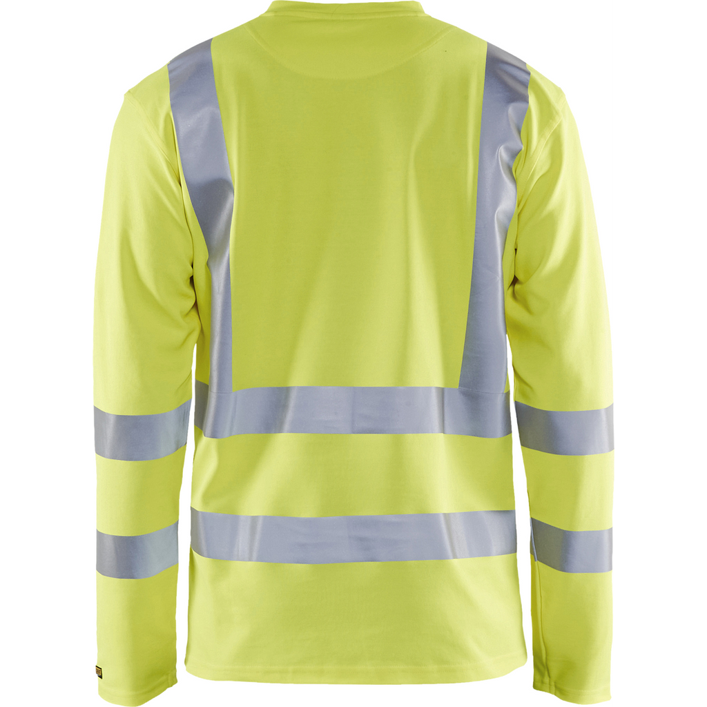 Blaklader High Vis UV Protection Long Sleeve Shirt, Yellow (4)