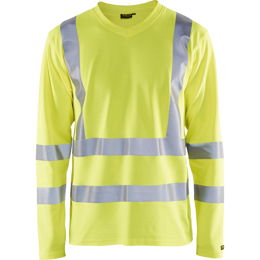 Blaklader High Vis UV Protection Long Sleeve Shirt, Yellow
