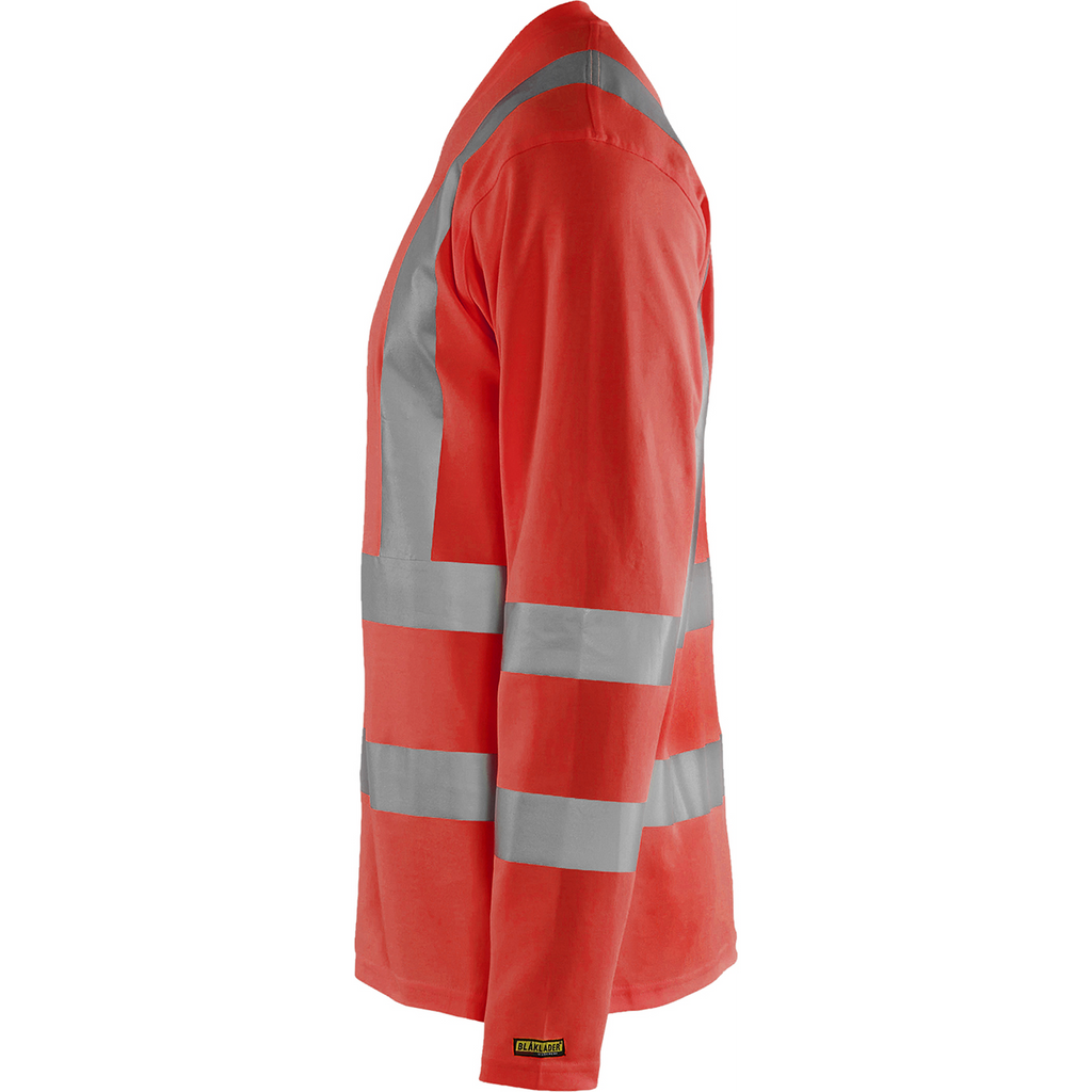 Blaklader High Vis UV Protection Long Sleeve Shirt, Red (3)