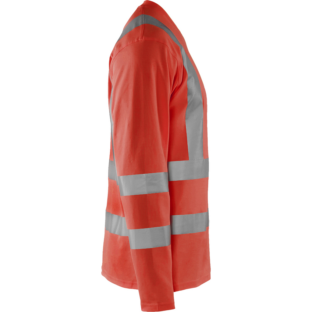 Blaklader High Vis UV Protection Long Sleeve Shirt, Red (2)