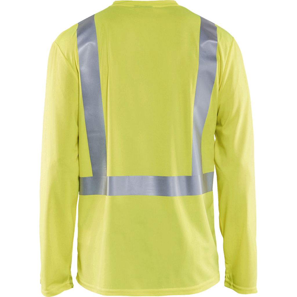 Blaklader High Vis UV Protection Long Sleeve Shirt, Yellow (3)