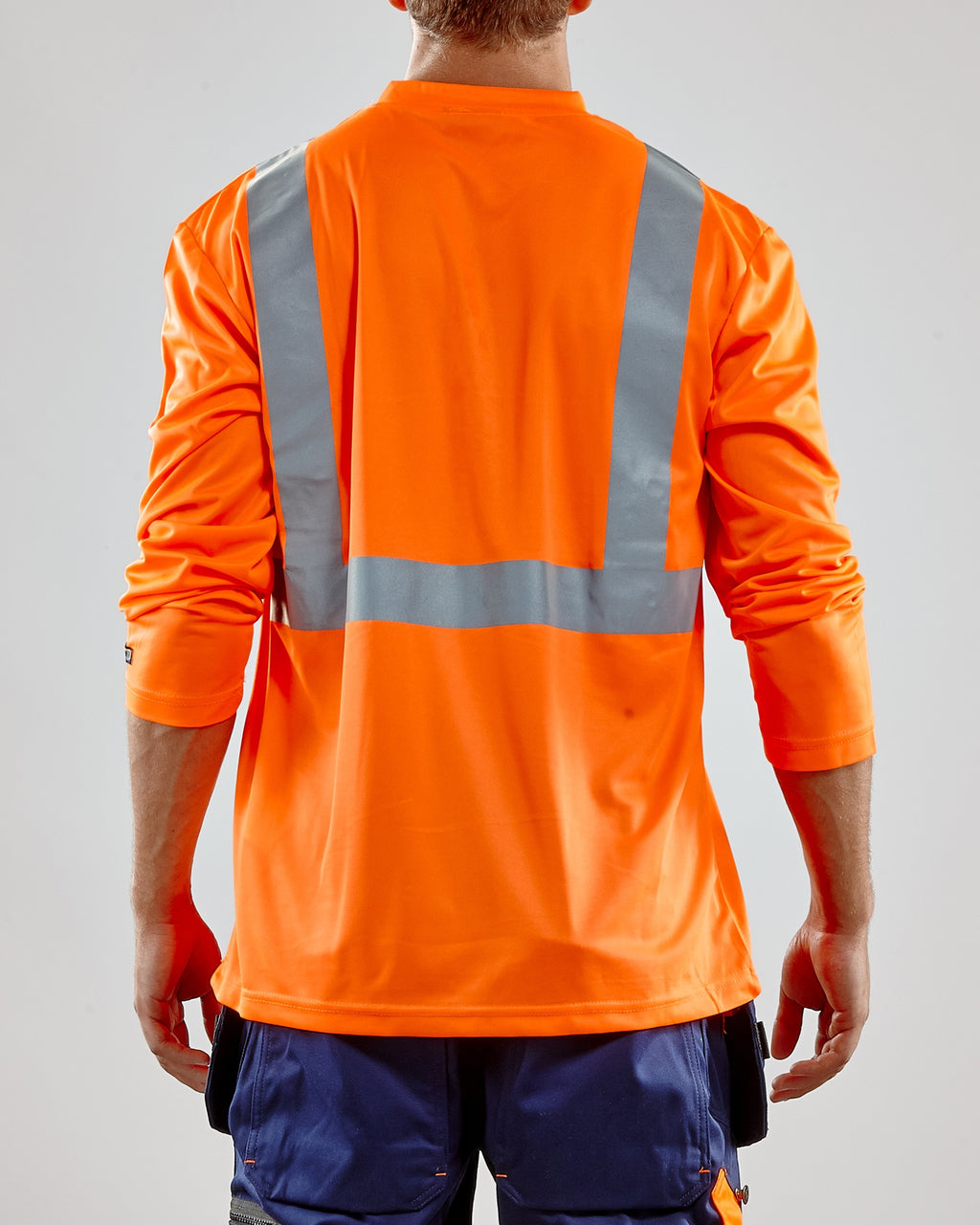 Blaklader High Vis UV Protection Long Sleeve Shirt, Orange (6)
