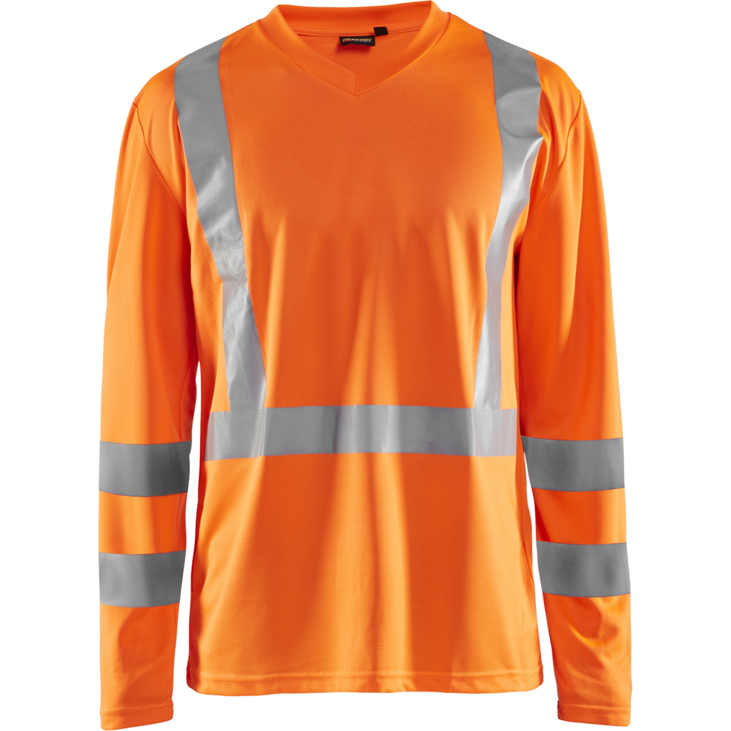 Blaklader High Vis UV Protection Long Sleeve Shirt, Orange