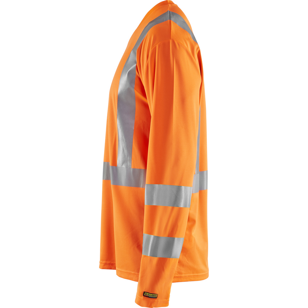 Blaklader High Vis UV Protection Long Sleeve Shirt, Orange (3)