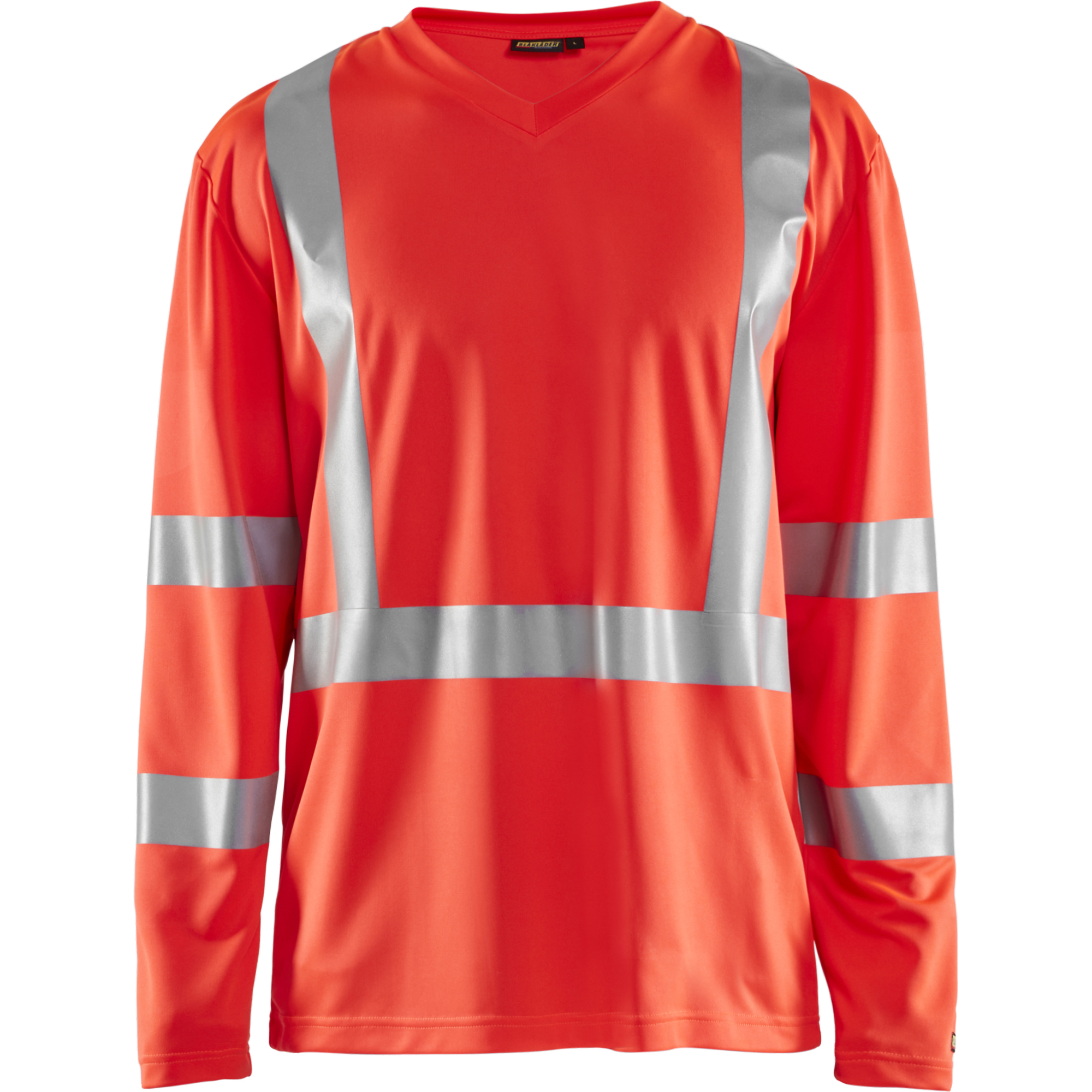 Blaklader High Vis UV Protection Long Sleeve Shirt, Red