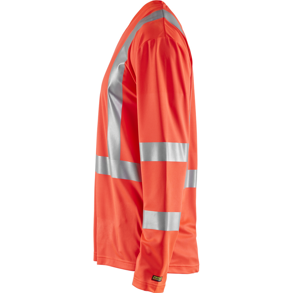 Blaklader High Vis UV Protection Long Sleeve Shirt, Red (3)