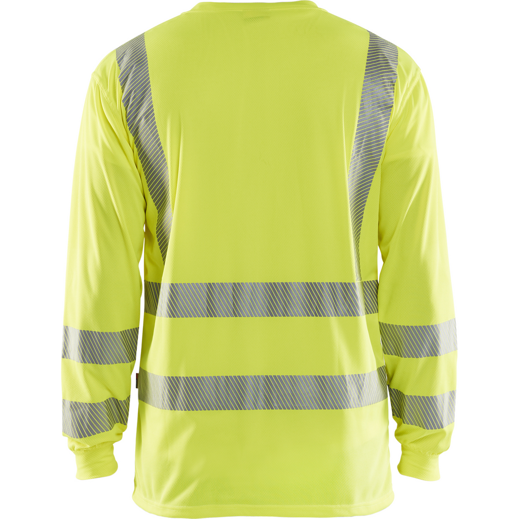 Blaklader High Vis UV Protection Long Sleeve Shirt, Yellow (4)