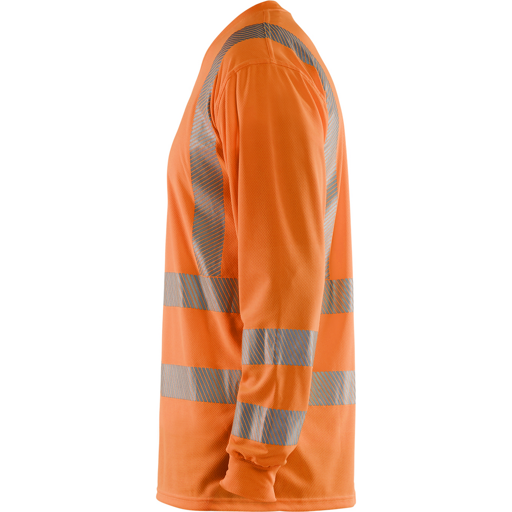 Blaklader High Vis UV Protection Long Sleeve Shirt, Orange (3)