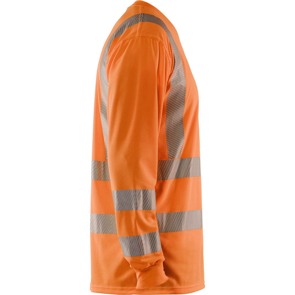 Blaklader High Vis UV Protection Long Sleeve Shirt, Orange (2)