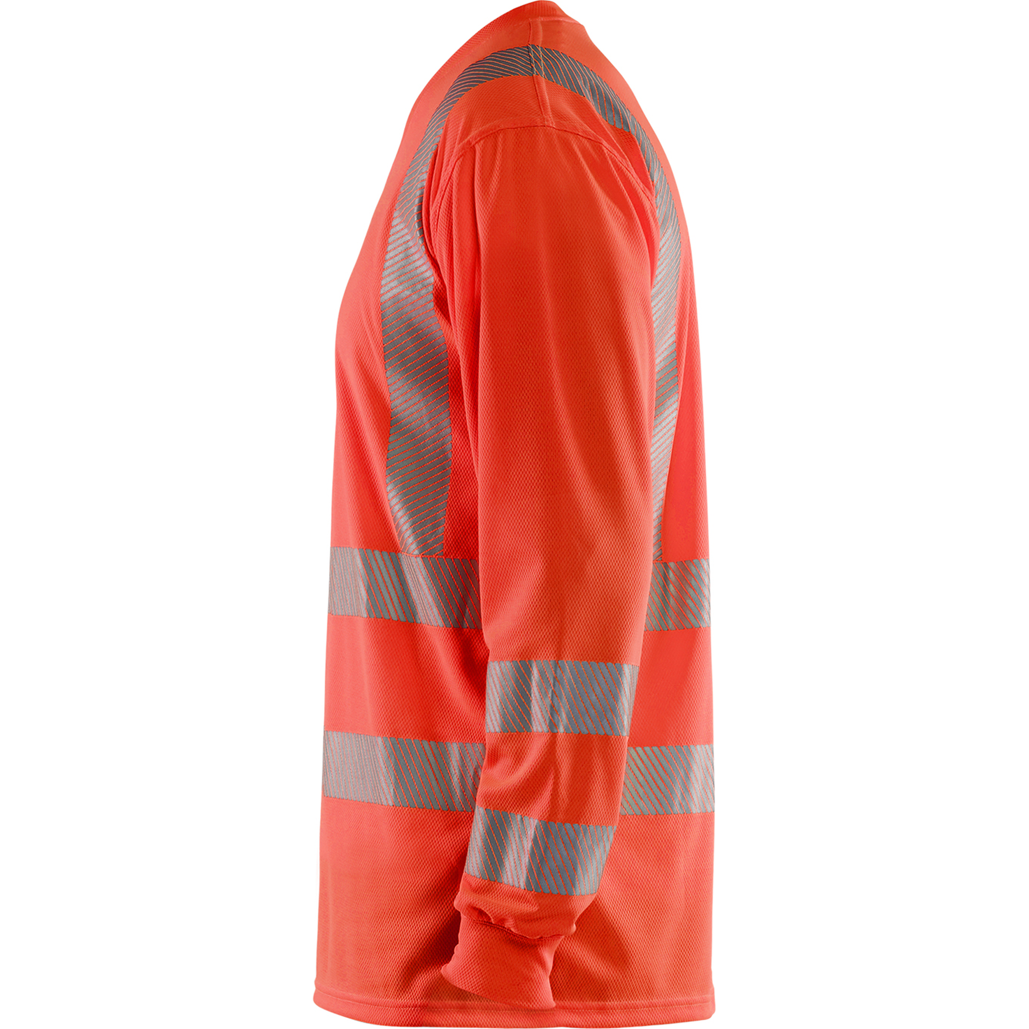 Blaklader High Vis UV Protection Long Sleeve Shirt, Red (3)