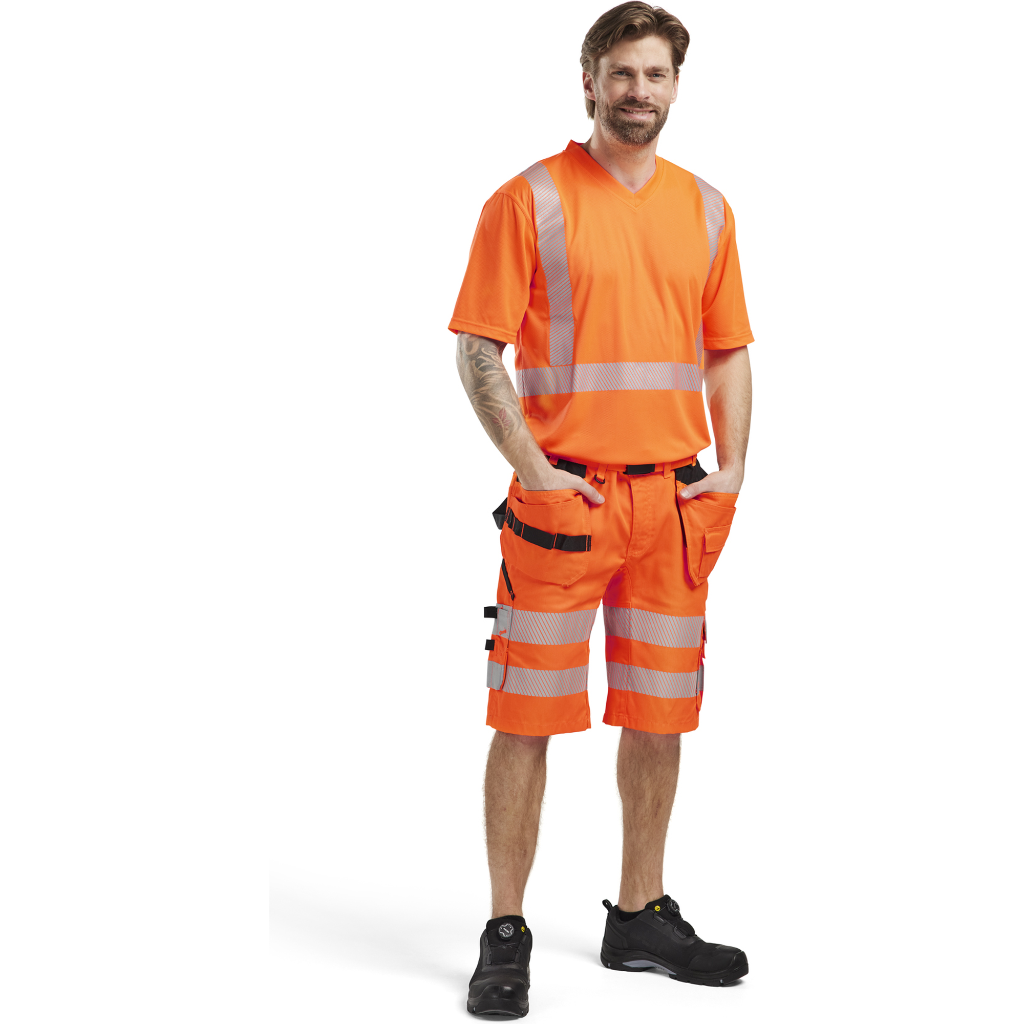 Blaklader High Vis UV Protection T-Shirt, Orange (5)