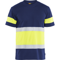 Blaklader High Vis T-Shirt, Navy/Yellow
