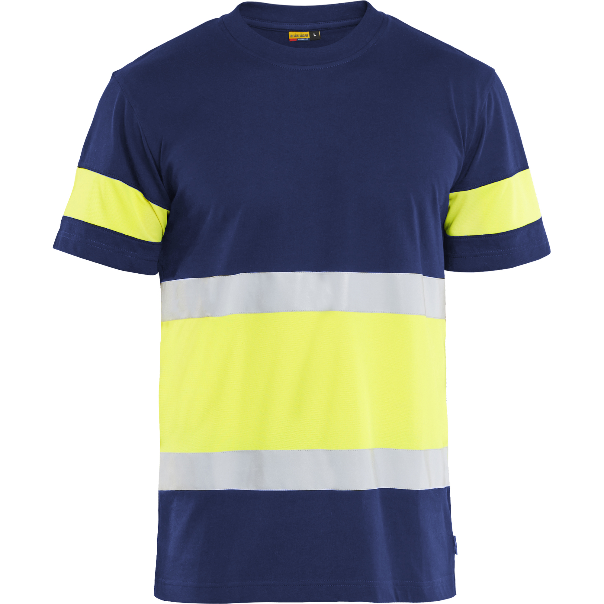 Blaklader High Vis T-Shirt, Navy/Yellow