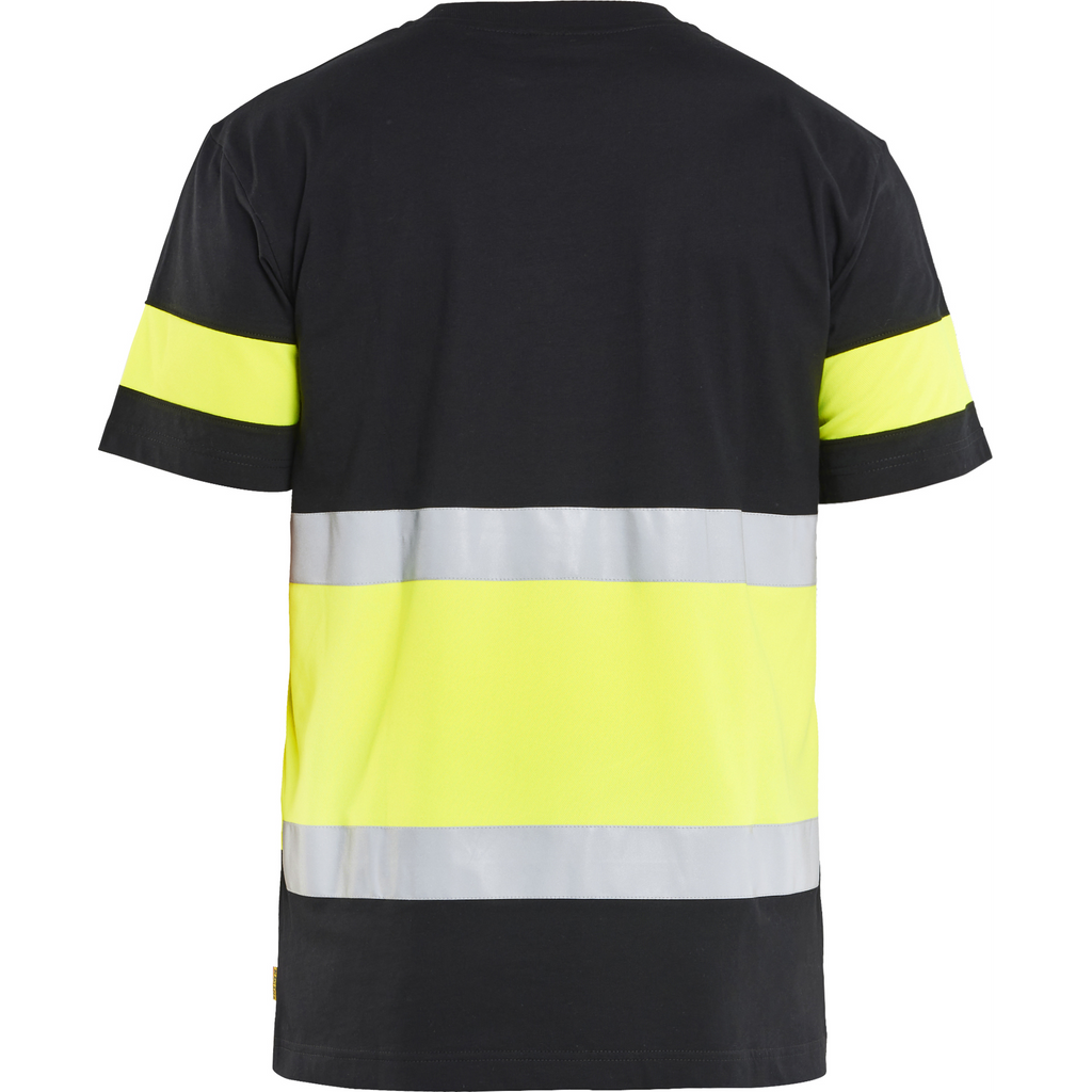 Blaklader High Vis T-Shirt, Black/Yellow (4)