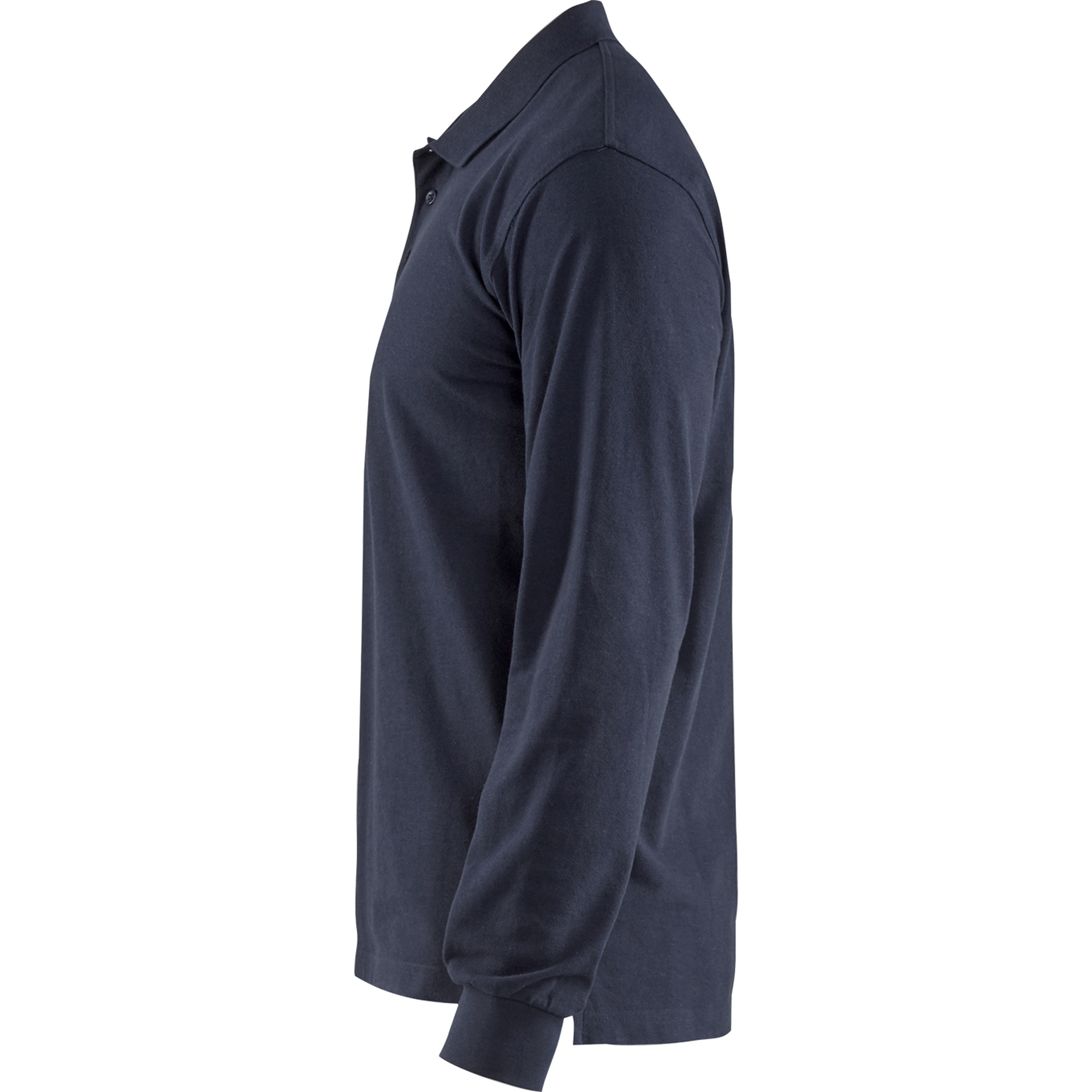 Blaklader Long Sleeve Polo Shirt, Dark Navy Blue (3)