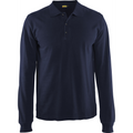 Blaklader Long Sleeve Polo Shirt, Navy Blue