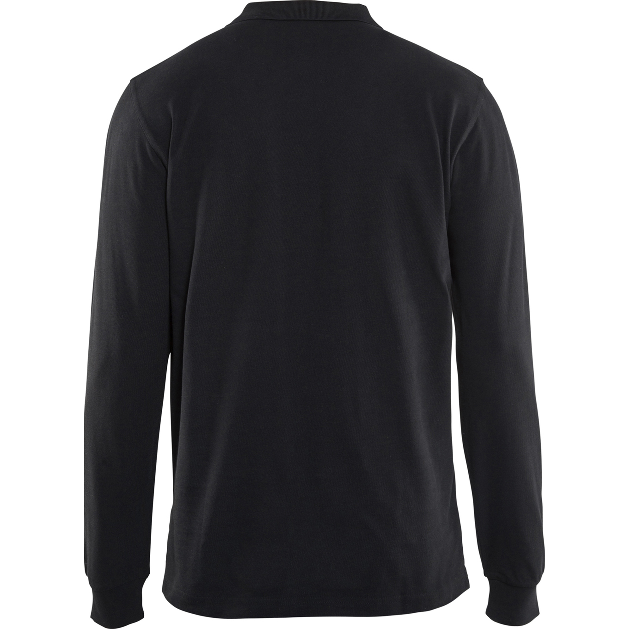 Blaklader Long Sleeve Polo Shirt, Black (4)