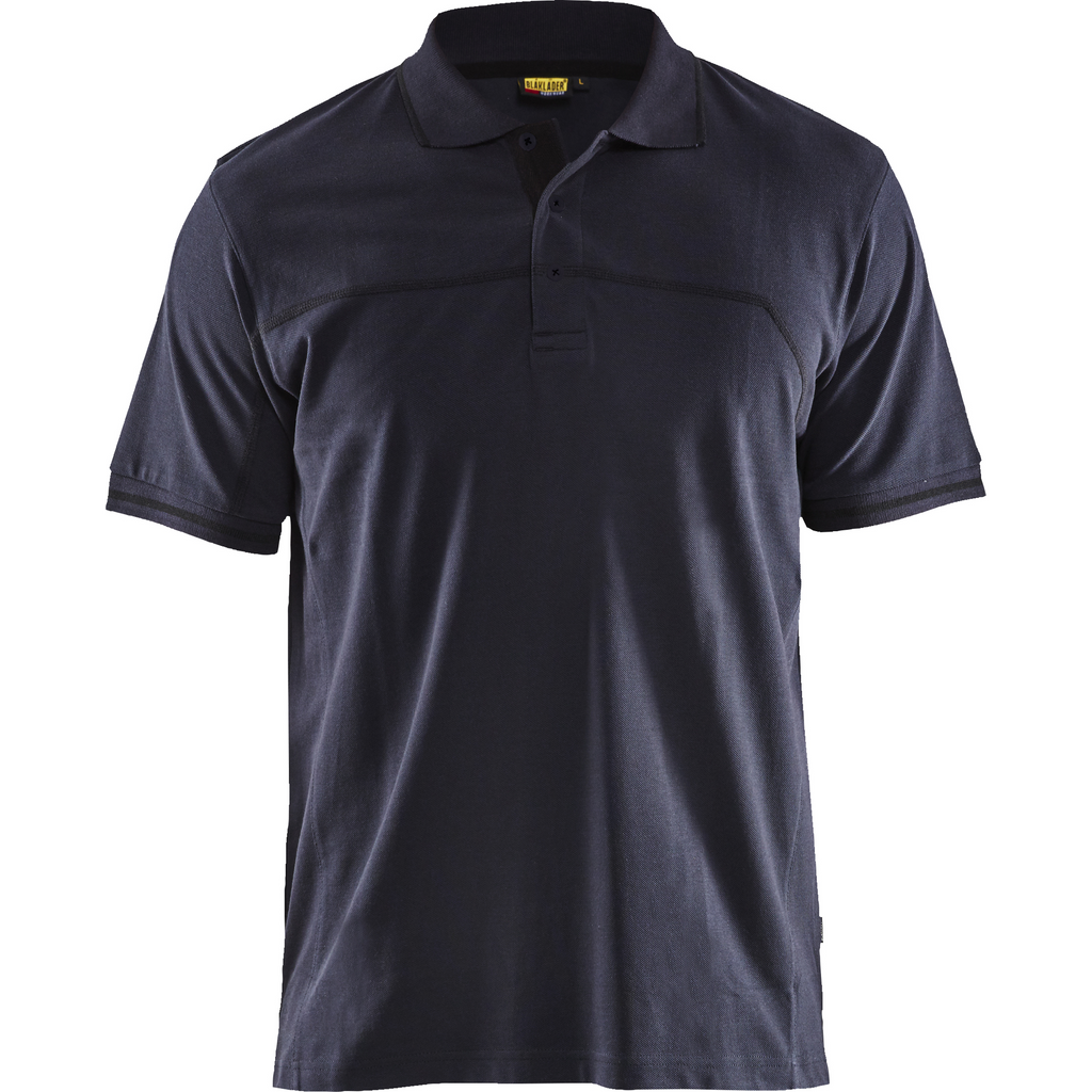 Blaklader Polo Shirt, Dark Navy/Black