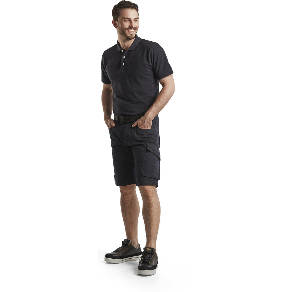 Blaklader Polo Shirt, Dark Navy/Black (5)