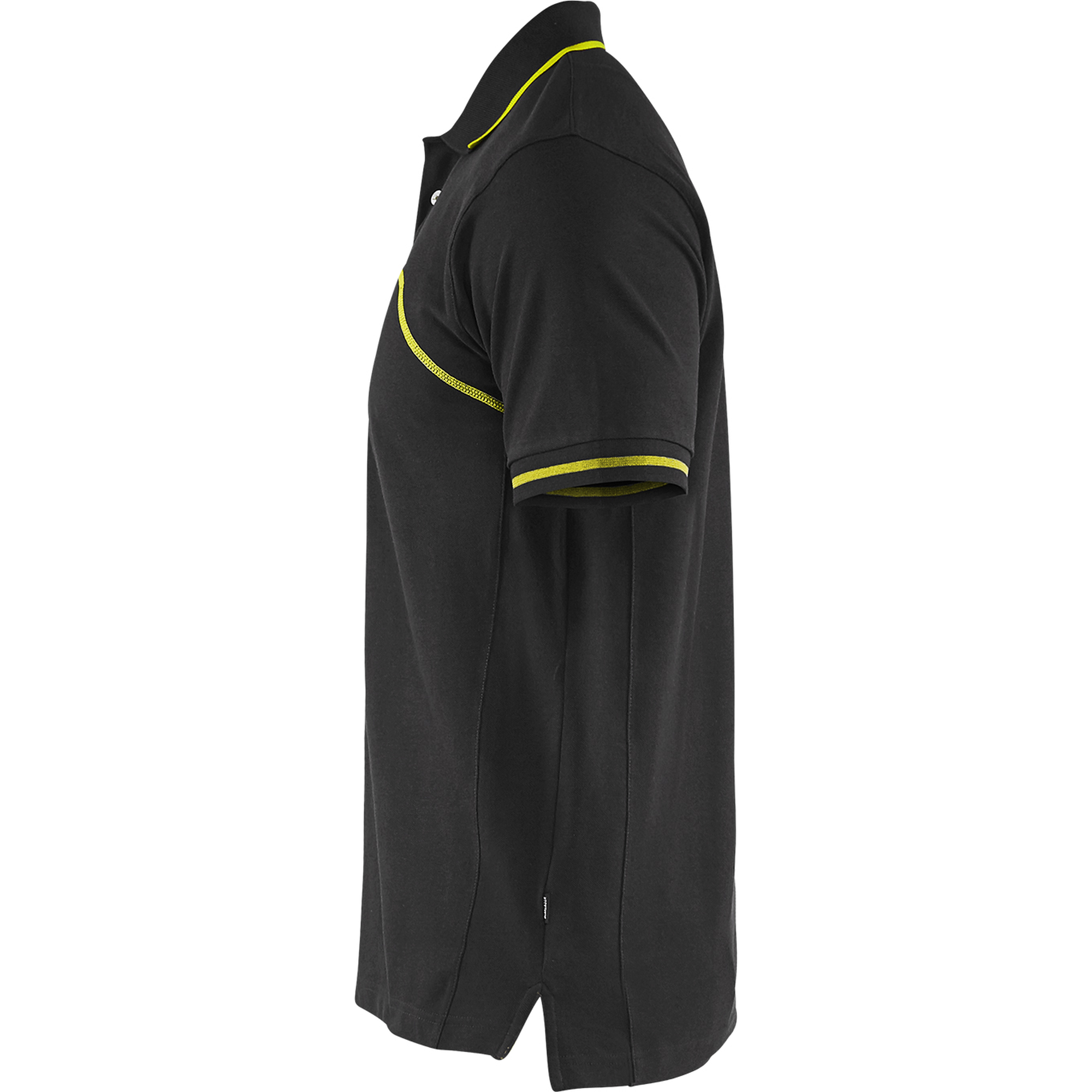 Blaklader Polo Shirt, Black/Yellow (3)