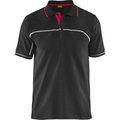 Blaklader Polo Shirt, Black/Red