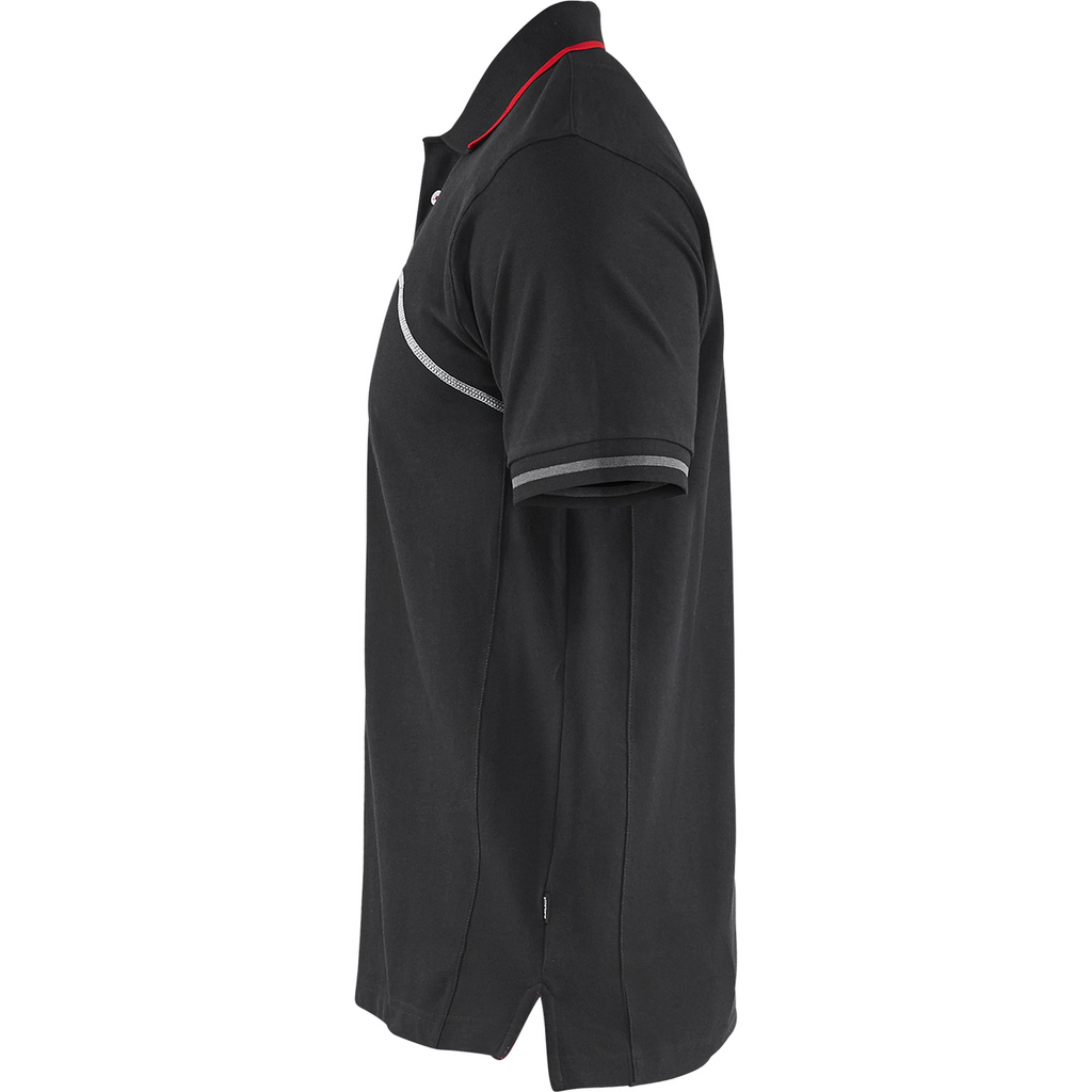 Blaklader Polo Shirt, Black/Red (3)