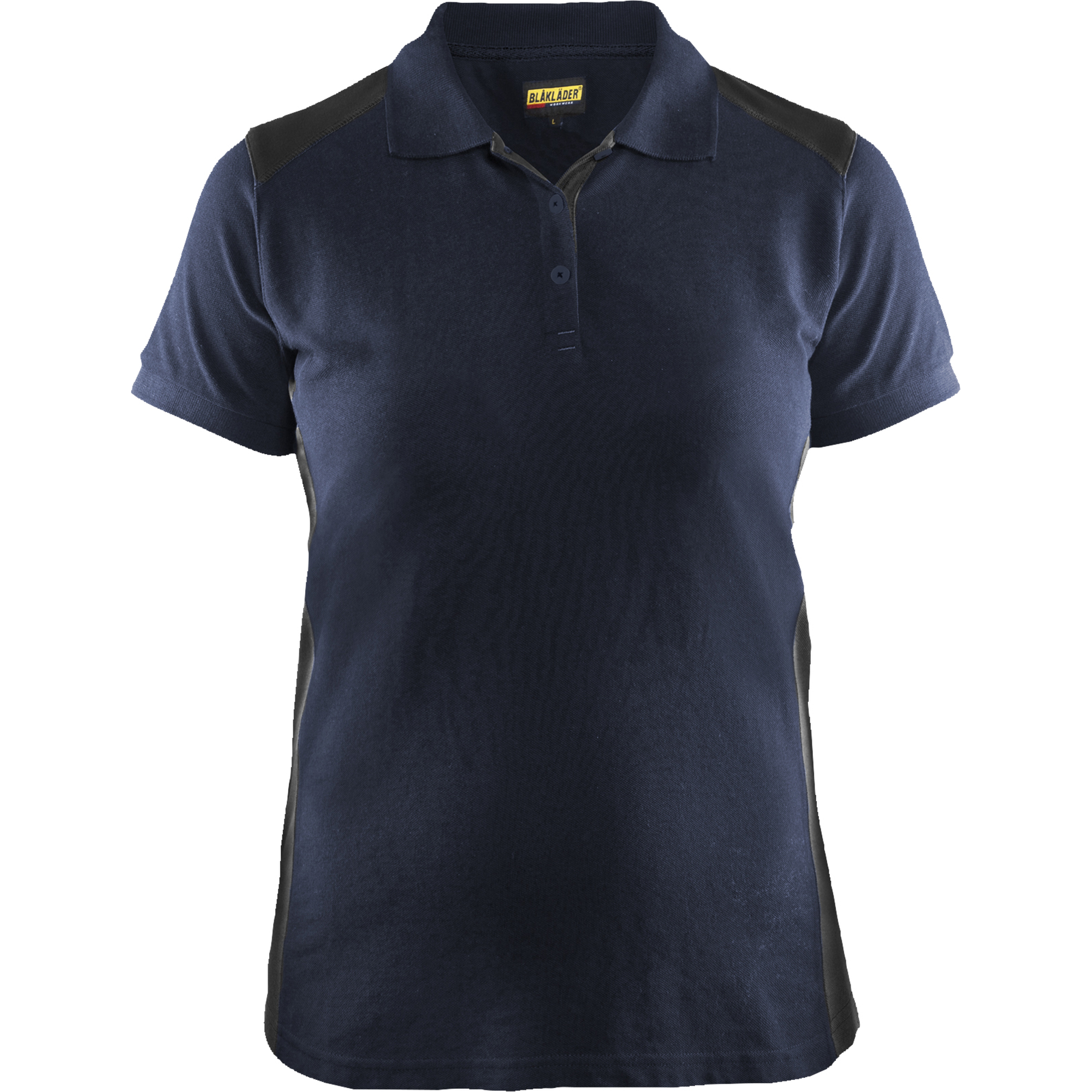Blaklader Ladies Polo Shirt, Dark Navy/Black