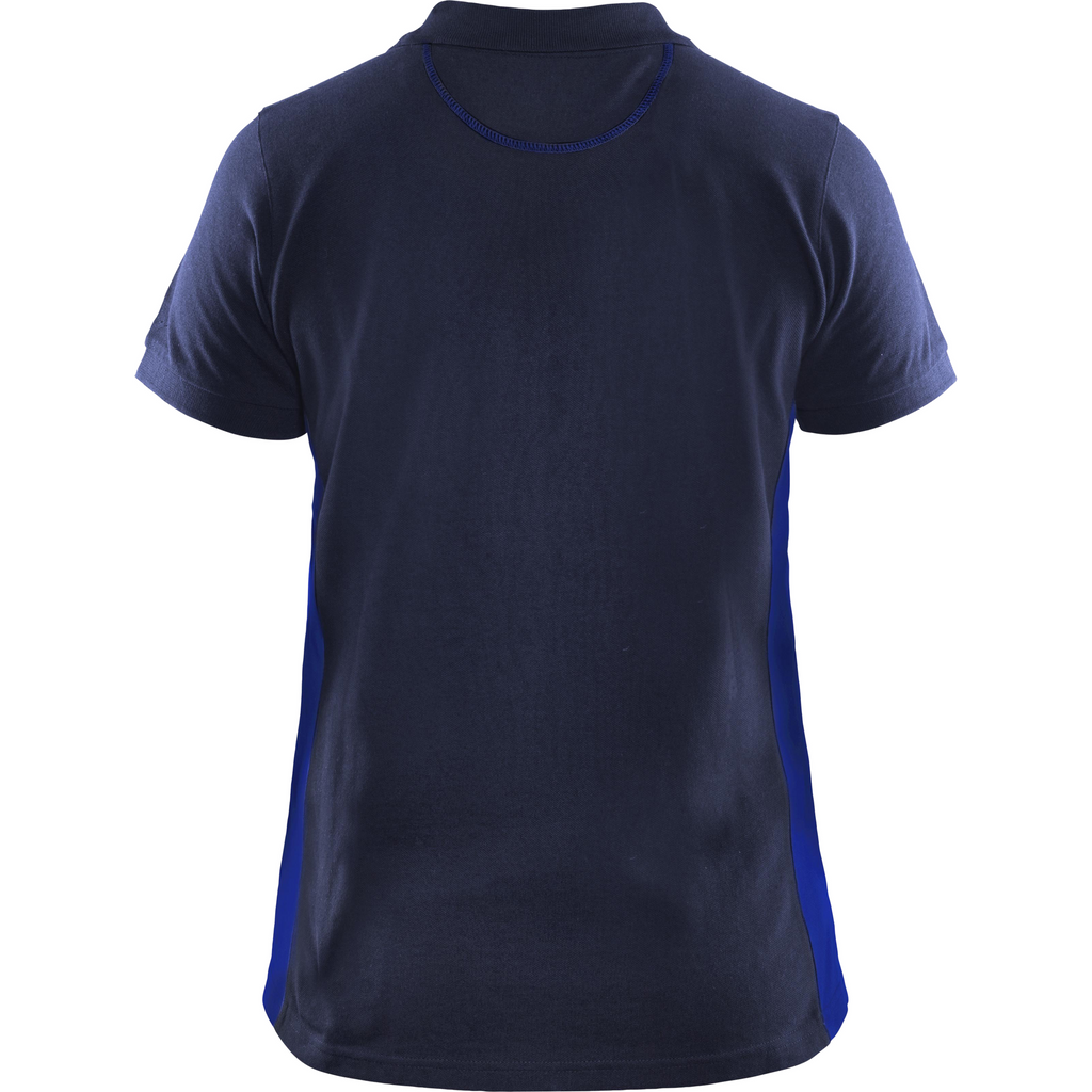 Blaklader Ladies Polo Shirt, Navy/Royal Blue (4)