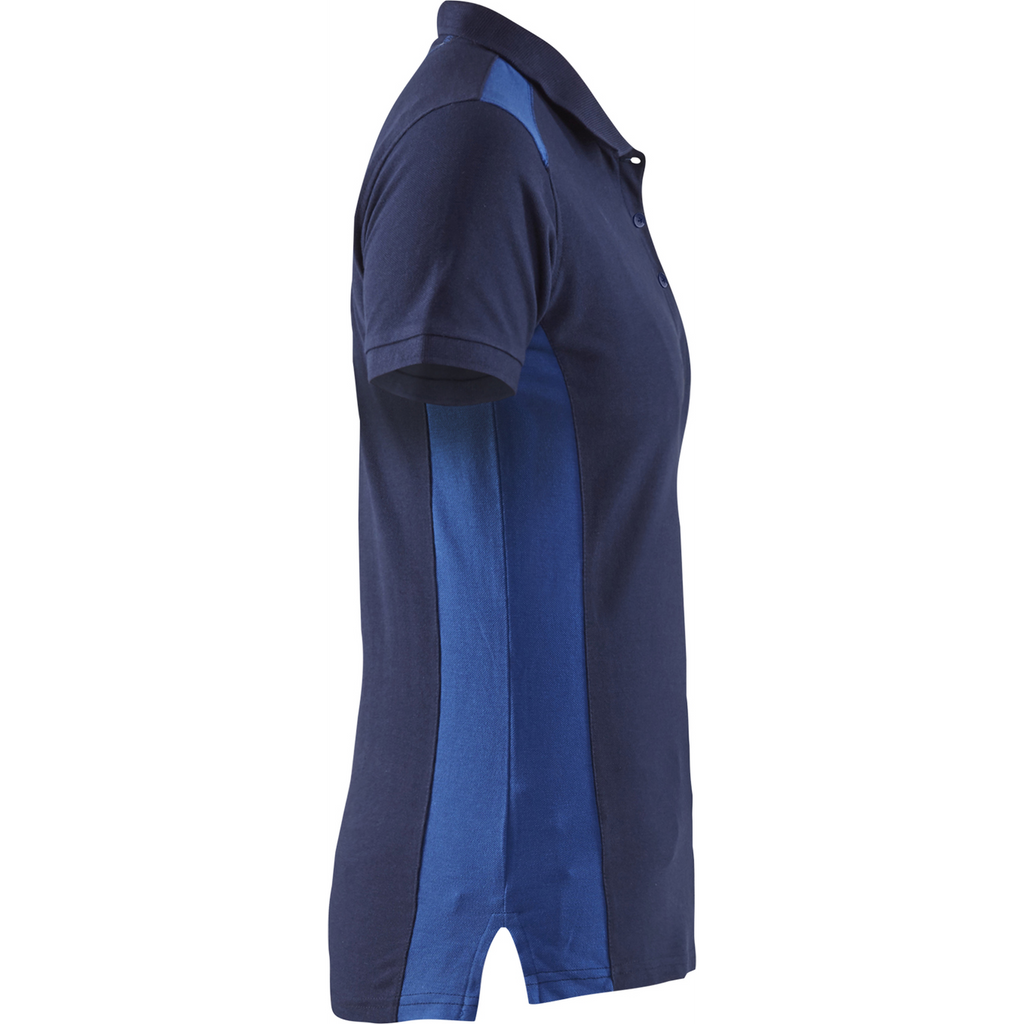 Blaklader Ladies Polo Shirt, Navy/Royal Blue (2)
